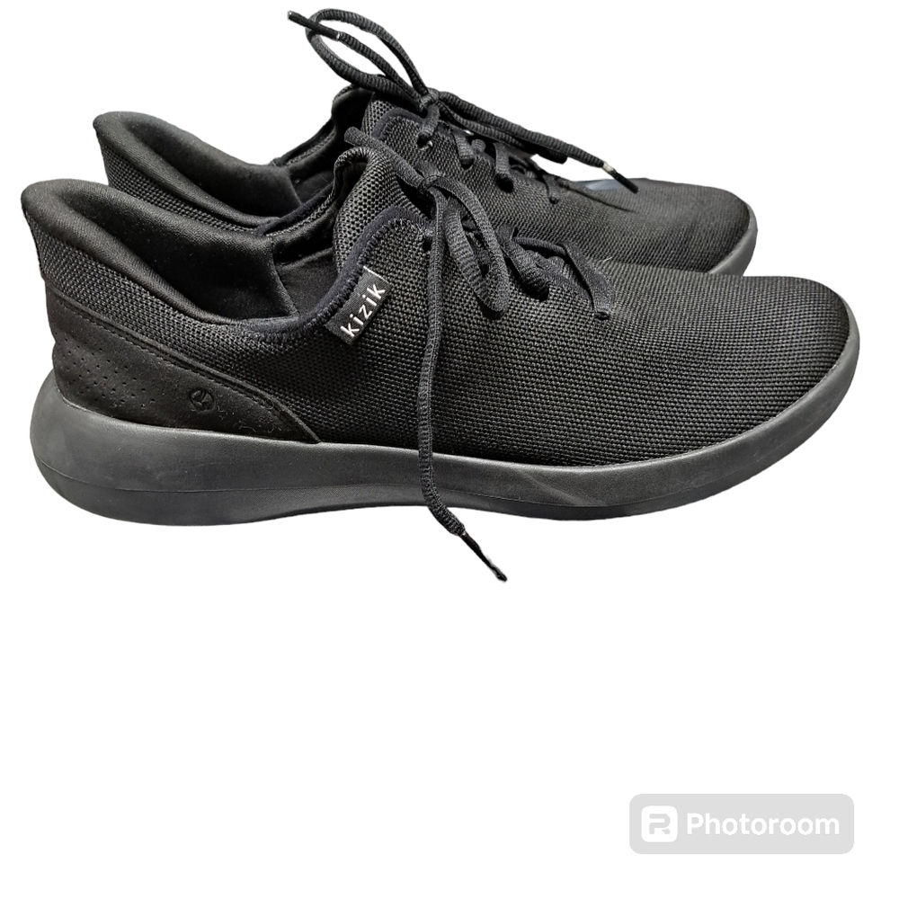 Kizik unisex Madrid eco-knit black sneakers men's 10.5 women's 12 guc